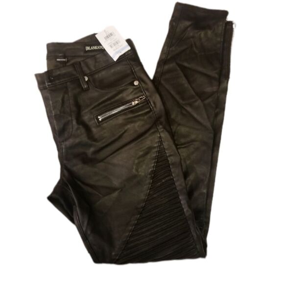 BlankNYC Black Moto Pants Size 26 - Picture 1 of 8